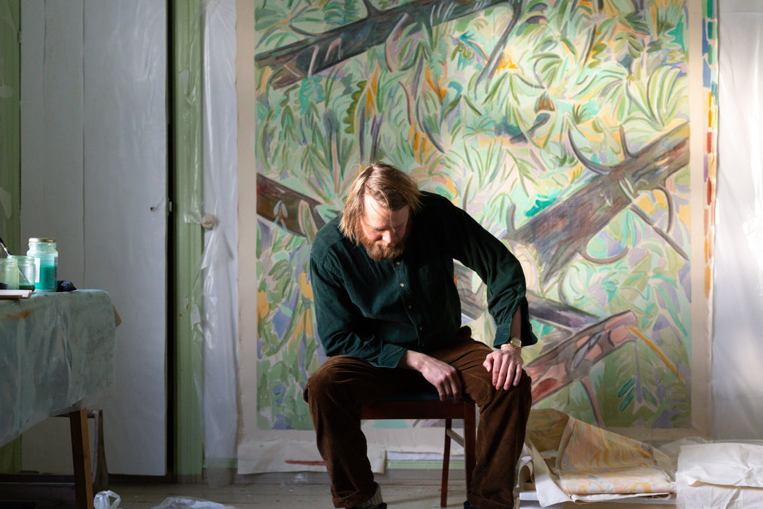Rug Paintings by Andreas Siqueland