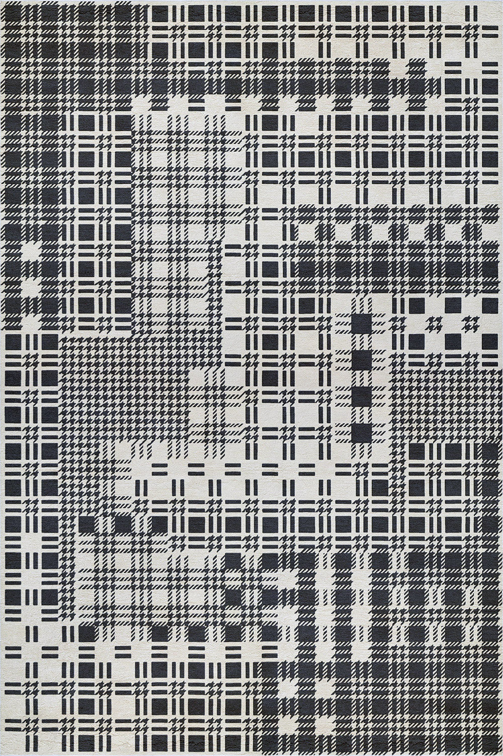 Plaid Black & White